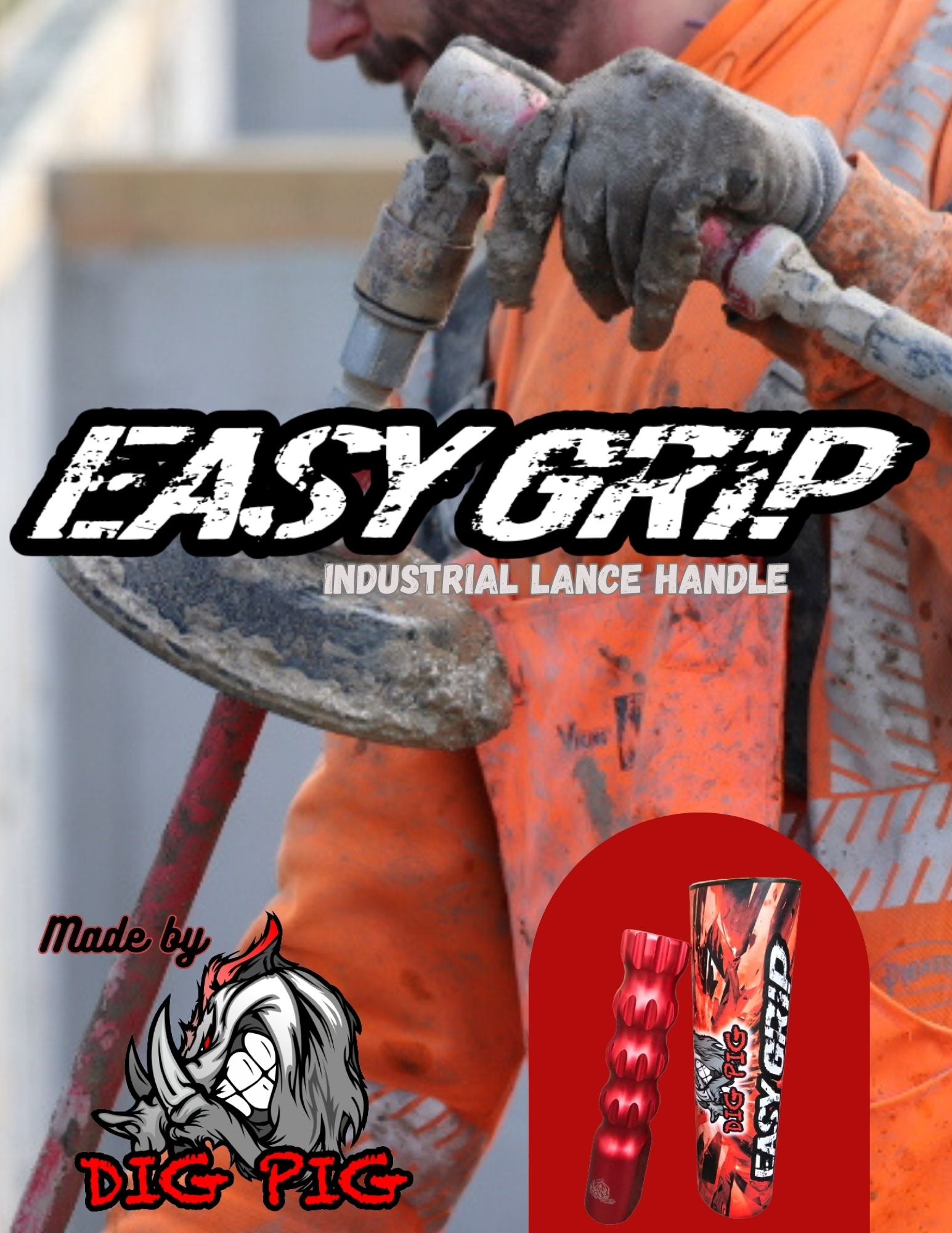 Easy Grip Handle with 1/2 FNPT Plug